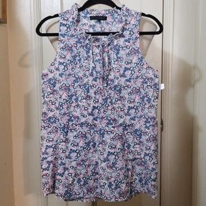 SANCTUARY ANTHROPOLOGI  BLUE SLEEVELESS TIE